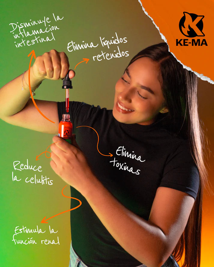🔥 KE‑MA 🔥 QUEMADOR + DRENADOR NATURAL 💧💊